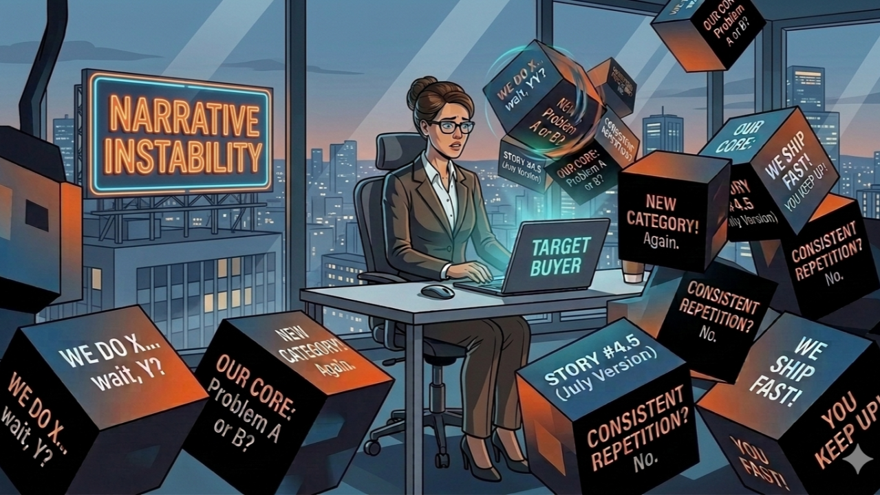 AI Accelerates Everything. Except How Long It Takes Your Narrative to Stick.